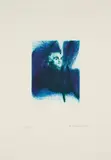 Arnulf Rainer, Robespierre, 1990, Farbradierung auf Zerkall (Wasserzeichen)