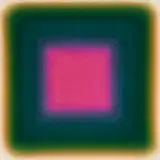 Wojciech Fangor, "E 31", 1966, Öl auf Leinwand