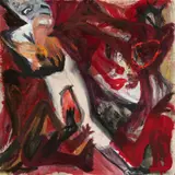 Martin Disler, Feuer in uns, Blut und Glut, 1982, Acryl auf Leinwand