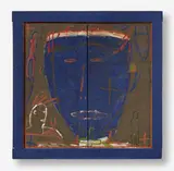 James Brown, Autoritratto (Nr. 14), 1983, Tempera auf Holz