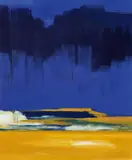 Bernd Zimmer, "Namib. Düne", 1999, Acryl auf Leinwand