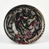 A. R. Penck, Keramikteller, 1989, Fayence