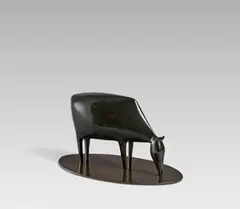 Ewald Mataré, Grasende Kuh II, 1930 (Entwurf), Bronze, braun patiniert