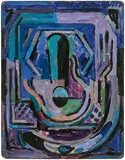 Albert Gleizes, Composition, 1944, Öl auf Malpappe