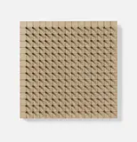 Günther Uecker, Aggressive Reihung, 1975, Nägel und Grafit auf Leinwand, auf Holz aufgezogen