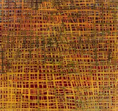 Markus Linnenbrink, "Selbstportrait III", 2002, Kunstharz und Acryl auf Holz
