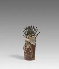Günther Uecker, Nagelbaum, 1999, Mischtechnik (Nägel, Asche-Leim-Gemisch, Holz)