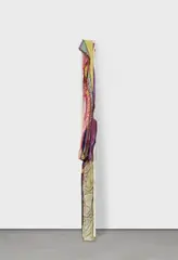 Michael Buthe, Ohne Titel, 1967/68, Stoff und Holz