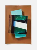 Harald F. Müller, "Deep Water", 2011, Mischtechnik (Cibachrome/Diasec, Naturkautschuk und Masonitplatte, bemalt)