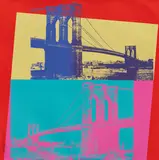 Andy Warhol, Brooklyn Bridge, 1983, Screenprint in colors, on Lenox Museum Board, the full sheet