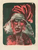 Otto Dix, Leonie, 1923, Farblithografie auf Bütten