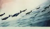 Gerhard Richter, Mustangs, 2005, Laserchrome paper (Diasec) behind Antelio glass