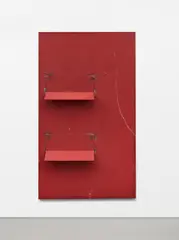 Meuser, Ohne Titel (Wandlung), 1989, Stahl und Ölfarbe