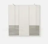Jesús Rafael Soto, "Double Blanc", 1967, Öl auf Leinwand mit Metall-Mobile-Konstruktion