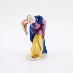 Chinese, das Haupt neigend by Nymphenburg, 1900-1920, Porzellan, polychrom und gold staffiert, sold Nov 2025