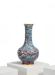 Große Enghalsvase mit Flambé-Glasur by Sèvres, 1885/1887, sold Nov 2025