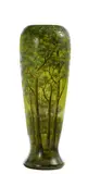 Cristallerie Daum, Große Vase 'Arbres en été', Um 1905