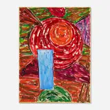 Lloyd Raymond Ney, Abstract Composition, 1963, gouache and watercolor on paper laid to board