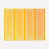 Richard Anuszkiewicz, Yellow Glazed, 1969, acrylic on board