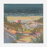 Larry Cohen, View of the Coast Highway and Sunset Blvd.