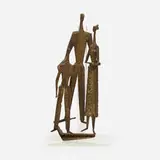 Tony (Bernard) Rosenthal, Maquette for The Family Group, c. 1952, bronze