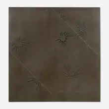 Ed Moses, Untitled Tarantulas (from Rebecca's Restaurant), 1990, metal panel
