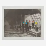 John Baldessari, Studio, 1988, lithograph and screenprint in colors on torn Somerset paper