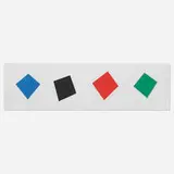 Ellsworth Kelly, Blue/Black/Red/Green