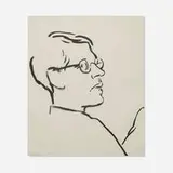 David Hockney, James, 1980, lithograph on Arches Cover paper