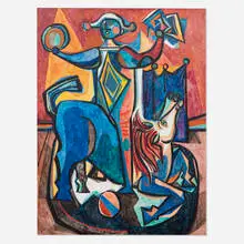 Byron Browne, Encore, 1946, oil on canvas