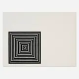 Frank Stella, Angriff (from the Conspiracy, The Artist as Witness Portfolio), 1971, screenprint on C.M. Fabriano paper