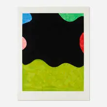Mary Heilmann, Hip Hop, 2002, aquatint in colors