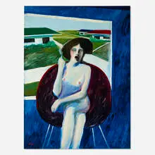 James Gill, Untitled, 1962, oil on panel