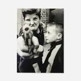 Gun 1, New York by William Klein, 1955, silver gelatin print, sold Oct 2021