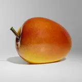Joey Kirkpatrick and Flora C. Mace, Apricot, 1998, hand-blown glass with crushed glass powders
