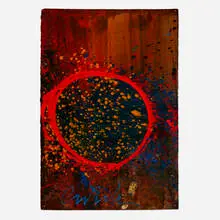 Float Drawing by Dale Chihuly, 2000, watercolor and acrylic on paper, sold Sep 2024