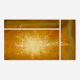 Cassandria Blackmore, Triptych Commission, 2012, reverse-painted glass, grout, aluminum