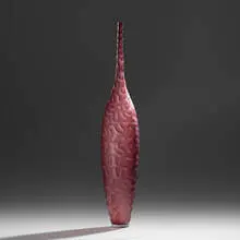 Unravelling by Ben Edols and Kathy Elliott, 2003, hand-blown and carved glass, sold Sep 2024