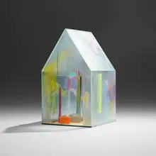 Therman Statom, Shift, painted glass, found objects