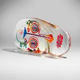 Czeslaw Zuber, Face #8, 2004, cut, sandblasted and enameled glass
