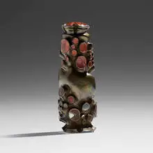 Michael Glancy, Sentinel Orb, 1984, hand-blown and carved glass, copper