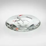 Thaddeus Wolfe, Footed dish, c. 2011, glass