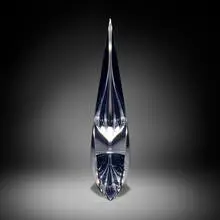 Holiday by Christopher Ries, 2007, cut, ground, and polished optical crystal, sold Sep 2024