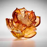 Martin Blank, Lotus, 2006, hot-sculpted glass with silver inclusions