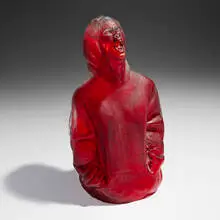 Oben Abright, Untitled, 2003, mold-blown glass, cast glass, oil paint