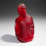Oben Abright, Untitled, 2003, mold-blown glass, cast glass, oil paint