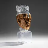 Erwin Eisch, Self Portrait - My Father, 2003, hand-blown, carved, and enameled glass