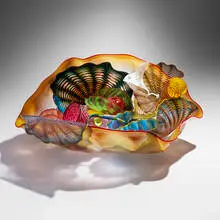 Dale Chihuly, Festival Seaform Set, 2001, hand-blown glass