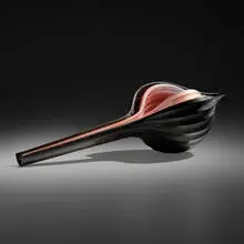 Daniel Clayman, Purl (from the Protection series), c. 2000, cast neodymium glass, bronze
