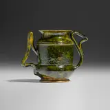 George E. Ohr, Fine vase, 1895-96, glazed earthenware